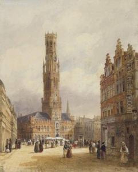 Le Beffroi A Bruges - view 1