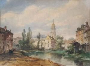 Clocher Au Bord De L'eau