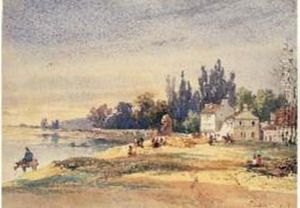 Animation Au Bord Du Lac, 1839