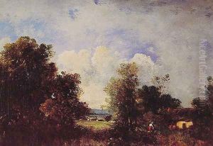 On the way to the Cottage by Leon Victor Dupre