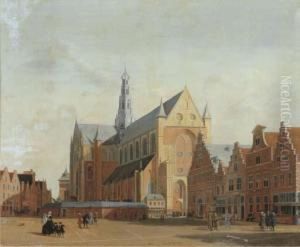 St. Bavo's Cathedral And The Groote Markt, Haarlem