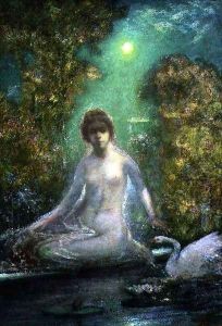 Leda and the Swan by Elliott Dangerfield