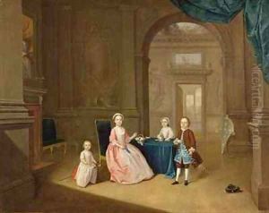 Portrait of a Group of Children by Arthur Devis