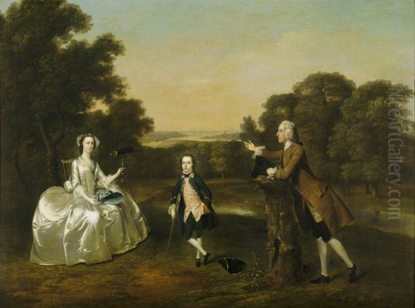 Mr and Mrs Van Harthals and Their Son - view 1