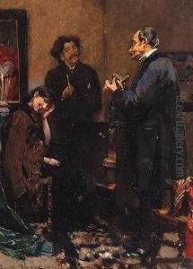 'dans L'atelier De L'artiste'