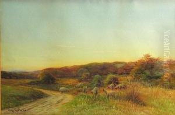 Sheep In A Landscape - view 1
