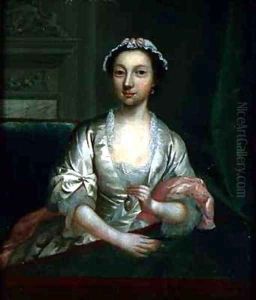 Portrait of Elizabeth Faulkner the artists wife