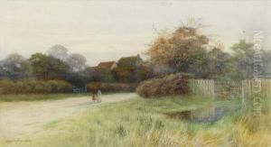 Near Corfe Castle, Dorset by George Oyston