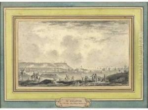 Vue Du Port De Cherbourg.