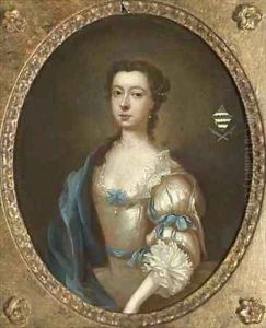 One of a pair of portraits of two sisters of the Moult family of Nottinghamshire 2