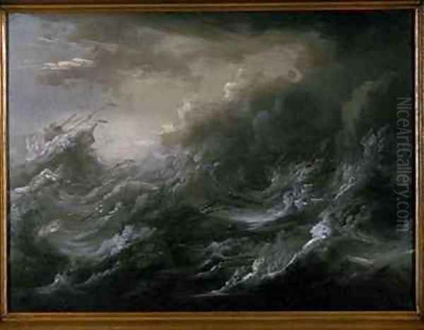 Sea storm and shipwreck 2 - view 1