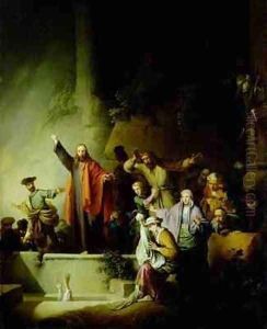 The Raising of Lazarus by Christian Wilhelm Ernst Dietrich
