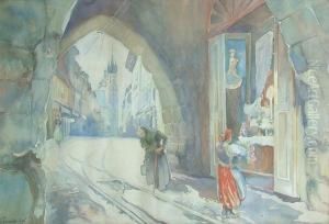 Kapliczka W Bramie Florianskiej by Stanislaw Paciorek
