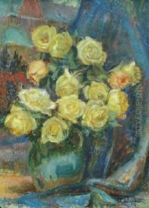 Roze W Wazonie by Stanislaw Paciorek