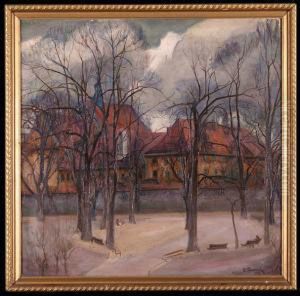 Pejzaz Z Plant, 1914 R. by Stanislaw Paciorek