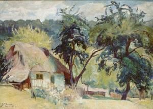 Pejzaz Z Czernej (1921) by Stanislaw Paciorek