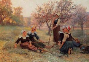Tedders at the End of the Day by Theophile Louis Deyrolle