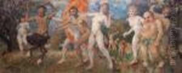 A Happy Round Dance With Fauns - view 1