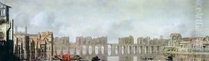 London Bridge by Claude De Jongh