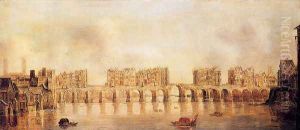 View Of Old London Bridge From The West