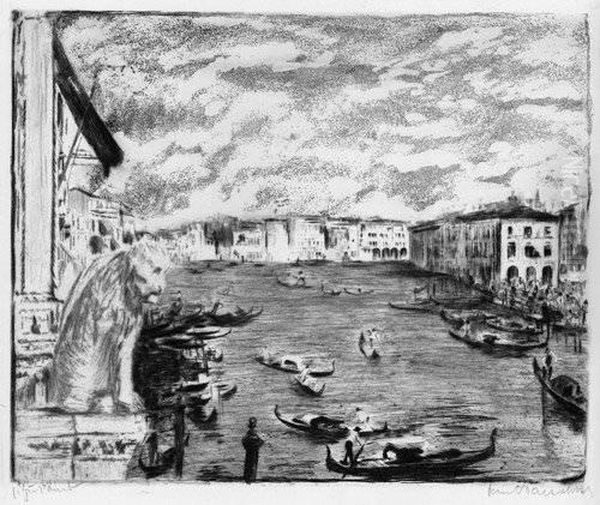 Canal Grande Vom Ca'd'oro - view 1