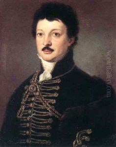 Portrait of Poet Daniel Berzsenyi 1817 by Janos Donat