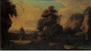 Paesaggio Con Figure by Michele Pagano