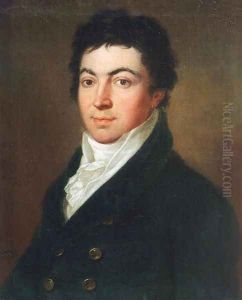 Ferfi arckep, 1816 by Janos Donat
