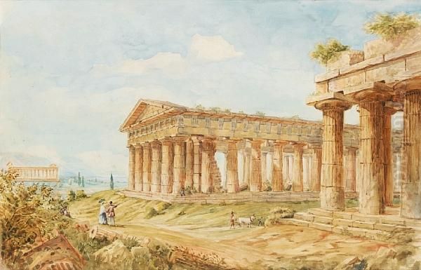 Temples At Paestum - view 1