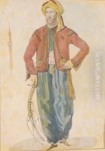 Middle Eastern Body Guard by William Page