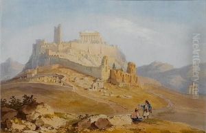 The Acropolis As Viewed From The Pnyx, Athens