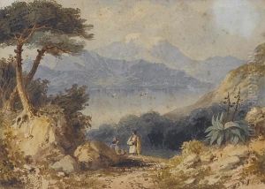 The Gulf Of Volo And Mount Pelion by William Page