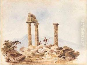 Temple Of Zeus At Nemea by William Page