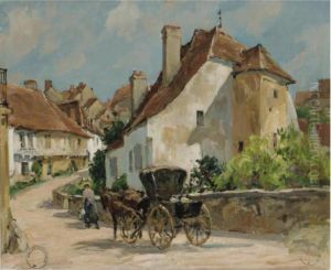 The Road Into The Village by Jules Eugene Pages