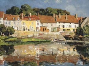 Old Houses On The River Loing