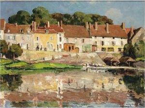 The River Loing At Nemours