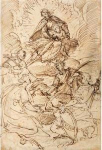 The Madonna In Glory Adored By Saints Bernard, Lucy, Catherine And George