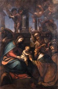 Adorazione Dei Magi by Giovanni Battista Paggi