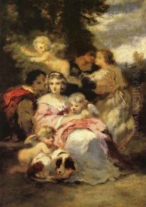 Love's Rendesvous by Narcisse-Virgile Diaz de la Pena
