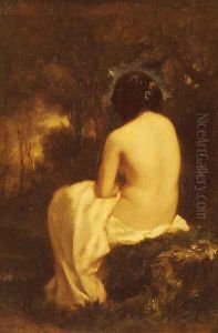 Baigneuse (Bather) by Narcisse-Virgile Diaz de la Pena