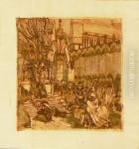 Scena Religiosa by Eleuterio Pagliano