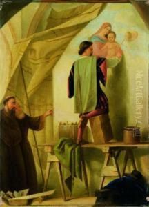 L'artista E I Frati by Eleuterio Pagliano