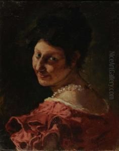 Giovane Donna In Abito Rosa Giovane Donna In Abito Rosa
