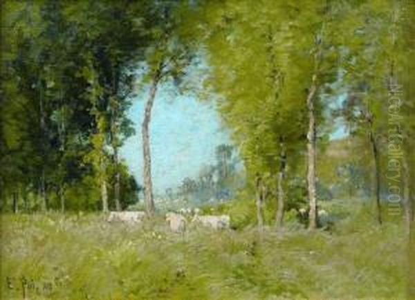 Vaches Dans La Prairie - view 1
