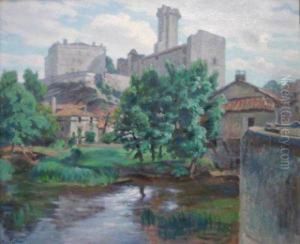Village Fortifie by Henri Pailler