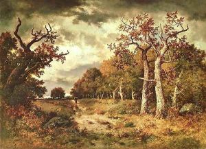 The Edge of the Forest 1871 by Narcisse-Virgile Diaz de la Pena