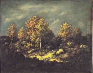 The Jean de Paris Heights in the Forest of Fontainebleau 1867 by Narcisse-Virgile Diaz de la Pena