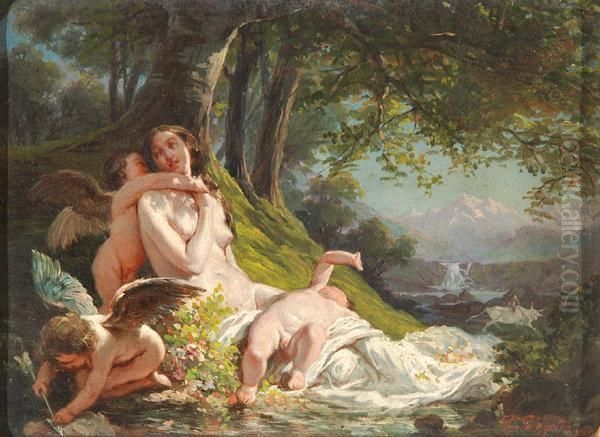 Venere Con Amorini - view 1