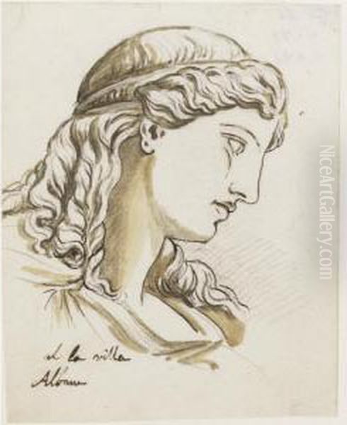 Head Of A Classical Youth Seen In Profile To The Right - view 1