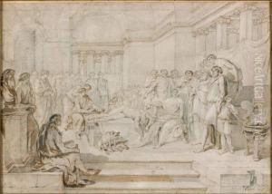 Une Lecon D'anatomie by Jacques-Augustin Pajou